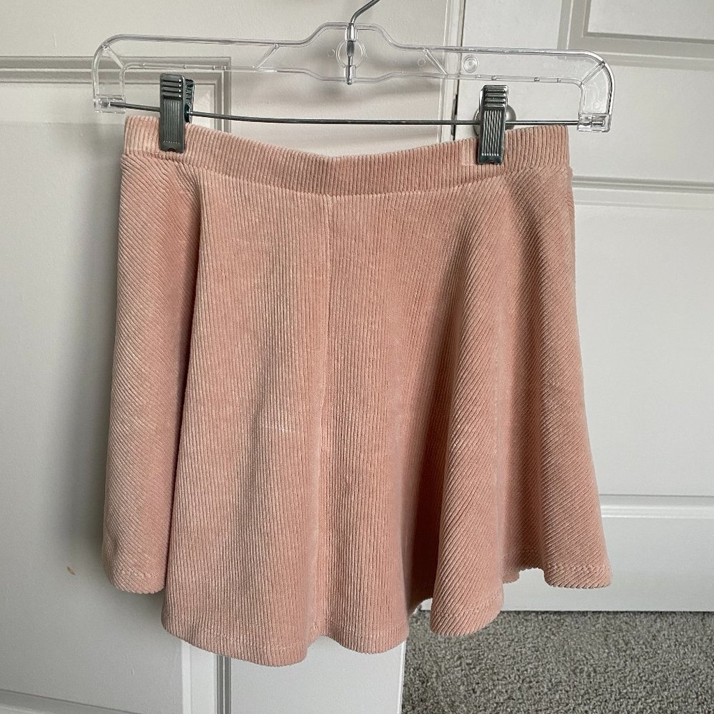 Mini corduroy skirt
